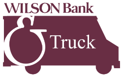 An icon of a truck with Wilson Bank & Trust written on it.